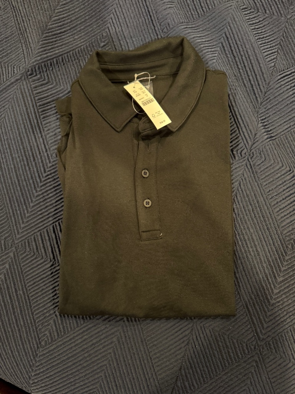J. Crew Performance Polo Shirt with COOLMAX® technology - NWT - Size M - Black
